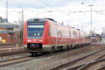612 093 nach W�rzburg in Lichtenfels Bf 22.03.2008
