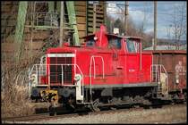 363 110-8 mit FZT 56090 aus Aalen am 18.03.08 in Essingen(b Aalen).