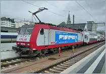 Ich kann auch noch eine CFL Werbelok beisteuern: 4013 in Luxembourg (Stadt) am 13. März 2008