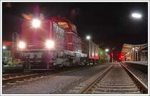 GKB 1100.2 mit dem VG 71382 vor der R�ckfahrt von Deutschlandsberg nach Graz am 14.3.2008.