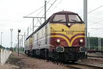 1816 +1808 holen einen G-Zug in Stockem (B) ab. 05.06.2004