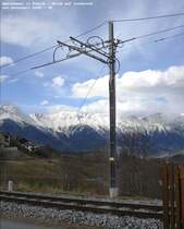 Speisemast in Kreith mit dem dortigen Panorama. Karsamstag 2008 kHds