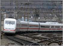 Ausfahrt eines ICE 1 nach Basel SBB in Olten. (18.03.2008)