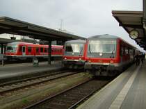 Der 628 628, der 628 627 und der 628 586 am 24.03.2008 in M�hldorf. 
