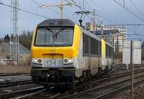 1347 + 1359 durchfahren den Bhf von Arlon. 12.04.2008