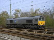 RN 266 453 -0 (European Logistics Train powered by Railion)
 Opel GM  LZ in Bochum Landendreer um einen GZ zu �bernehmen.
(19.04.2008)