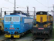 363 022-5 und BFL 770 412-5 am 18.04.2008 in Prerov