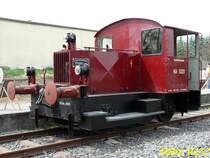 Kleinlok Leistungsgruppe 1 (K� 0221). Bj. 1935. Die K� 0221 war bei der Bundesbahn in den Bw N�rnberg Rbf, Treysa, Eschwege und Kassel stationiert. Im Jahre 1978 nach einer Hauptuntersuchung im Bw Mayen an einen Steinbruch in Ochtendung verkauft. Von dort aus gelangte die Maschine �ber die Eisenbahnfreunde Vulkaneifel nach Gerolstein. Bahnhofsfest Ulmen, 27.04.2008.