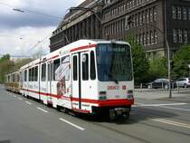 Bis vergangenen Samstag hie� die Linie 403 DO Dorstfeld - Wickede - DO Dorstfeld,jetzt U 43 ,am Samstag 26.04.2008 wurde die U - Bahn Strecke ab Heinrichstr. bis Ostentor feierlich er�ffnet,die neuen Wagen kamen zum Einsatz und anschlie�end verschwanden wieder alle in der Werkstatt,zur Zeit fahren wieder
die Vorg�ngermodelle.(29.04.2008) 
