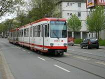 Fr�her 403 ,jetzt U43 von DO Wickede nach DO Dorstfeld kurz
vor Haltestelle Versorgungsamt.(29.04.2008)