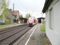 Ein 640er auf dem Weg nach Geithain, Markkleeberg Gro�st�dteln, 25.04.08