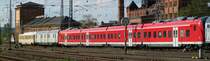 Dieser ET 440 LIREX stand heute (29.04.08), eingereiht in einen Me�zug, gezogen von 120 501-2, im Bf Bamberg.