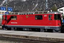 RhB Ge 4/4II 615 Klosters 26.04.2008 Samedan  Graub�nden 