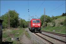 185 269 f�hrt als Tfzf aus Richtung Finnentrop komment Richtung Hagen. (04.05.2008)
