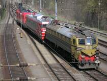 362,363 und eine Taurus beim Verschub am 31.3.2008 in Spielfeld/Stra�