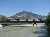 Ein 4024 �berquert am 9.5.2008 den Inn bei Brixlegg.