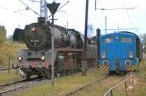50 3501 und Kleindiesellokomotive 2007 in Sch�neweide anl��lich der Veranstaltung 2007