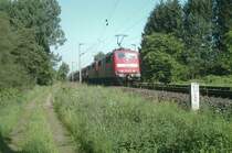 151 151-0 mit Schwesterlok mit Erzzug H�he Peine