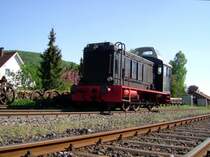 Die V 36 123 am 11.05.2008 in Ebermannstadt.