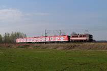 109 030 (EGP) mit 422 xxx bei Hattenhofen (18.04.2008)