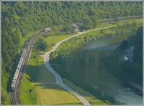 Der Savinja entlang gehts durch die Berge Richtung Zidani Most. (14.05.2008)