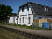 Das Empfangsgeb�ude von Baabe am 22.05.2008.