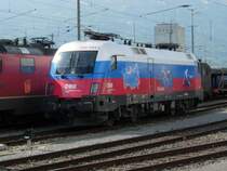 Ein Russe in der Schweiz... Em 1116 Russland steht in Buchs/SG