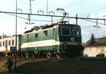 Re 4/4 21 der MThB im Mai 1996 in Weinfelden.
Jetzt tr�gt diese Lok die Nummer Re 4/4  11172.