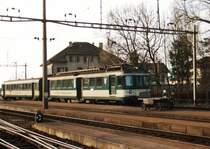 MThB ABDe 4_4 13 am 30.3.1992 in Kreuzlingen.
Zu dieser Zeit war noch alles in bester Ordnung bei der MThB.