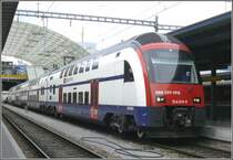 RABe 514 019-9 als Shuttlezug 33138 nach St.Margrethen am Churer Bahnhoffest. (25.05.2008)
