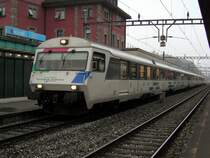 Ein Voralpen Express am 03.11.2007 in Arth-Goldau. 