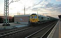 FPL 66 006 am Abend des 06.06.2008 im Bahnhof Guben