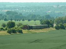 MTEG 204 354-5 mit DPE 99816  ROTK�PPCHEN-EXPPRESS  von Glauchau nach Freyburg (Unstrut), bei Kleinjena; 07.06.2008