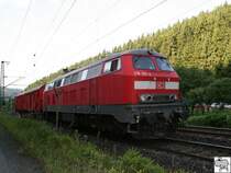 Am 06. Juni 2008 ereignete sich auf der Strecke M�nchen - Berlin bei F�rtschendorf im Landkreis Kronach ein schwerer Unfall mit einen Schwerverletzten. Gegen drei Uhr Nachts kam ein Landwirt aus dem Landkreis Kronach mit seinen Traktor von der parallel zum Gleis verlaufenden Bundesstra�e 85 ab und blieb mit den Traktor auf den Gleisen stehen. Hier wurde er von der Baureihe 101 091-7, die gerade einen Nachtzug von Wien nach Berlin bef�rderte, erfasst in mehrere Teile zerissen und ca 150 Meter mitgeschleift. Der 63 j�hrige Traktorfahrer wurde bei dem Zusammensto� schwer verletzt, der 31 j�hrige Lokf�hrer erlitt einen Schock. Gl�cklicherweise kamen die ca. 110 Reisenden mit den Schrecken davon. Die wichtige Verkehrsader war bis zum sp�ten Vormittag komplett gesperrt. S�mtliche Fernverkehrsz�ge wurden �ber Erfurt und Fulda umgeleitet. Die Regionalz�ge Lichtenfels -Saalfeld wurden zwischen  Pressig-Rothenkirchen und Ludwigsstadt durch Busse ersetzt. Das Bild zeigt 218 201-2 gegen 7.30 Uhr an der Unfallstelle.