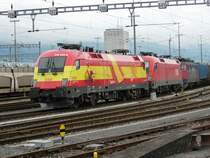 EM Lok 1116 232-8  Spanien  und ein weiterer Taurus �bernachten in Buchs/SG am 07.06.08. 
