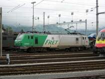 SNCF BB 37000(Spitzname  FRETchen )mit ienem Autotransportzug von Hall in Tirol nach Basel/Frankreich aus Buchs(SG). 07.06.2008
