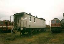 1998 stand dieser Wagen als Bahnhofswagen genutzt noch im Bw.Als ich schon Jahre sp�ter nochmal nach Seddin fuhr war dieser Wagen bereits verschwunden.
