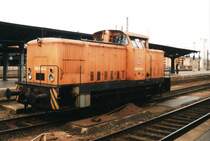 346 924-4 am 3.1.1998 in Chemnitz. Achtung beim �berschreiten der Gleise! Einsturzgefahr!