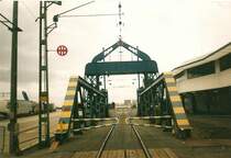 Der F�hranleger f�r die F�hren von Sassnitz 1999 in Trelleborg.Inzwischen wird dieser Anleger nicht mehr genutzt.Ein paar Meter weiter entstand ein neuer F�hranleger.