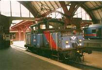 Die Ue 998 in der Bahnhofshalle von Malm� Central.Die Ue hat ein wenig �hnlichkeiten mit der deutschen E 69.
