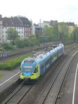 Ein FLIRT der Westfalenbahn am 3.5.2008 im Osnabr�cker Hauptbahnhof (untere Ebene)