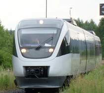 VT 643.19 f�hrt ohne Beschriftung als RB 89 (Eggebahn) in Ottbergen ein.