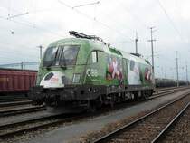 Fussball am Zug. Euromotion 1116 Taurus in Buchs/SG am 12.06.08