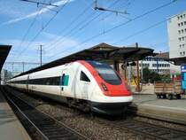 ICN bei der Durchfahrt in Aarau am 26.04.2008