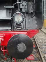 Puffer und Lichter einer Dampflok