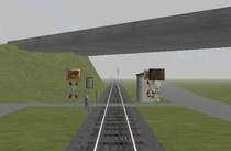 Der Blilo in Ingweiler an der KBS 686 miten in der Bauphase.