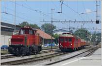 ABDeh 2/4 24 und Am 841 010-2 in Rorschach. (01.07.2008)