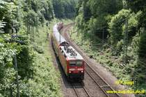 BR 143 312-7 zwischen Freiburg HBF und Freiburg Wiehre