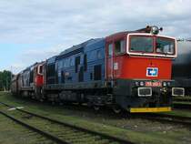 755 002-3 und 755 001-5 am 28.06.2008 in Kladno
