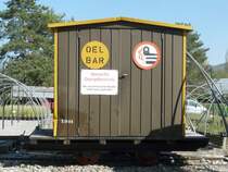 SchBB - Dienstwagen X 901 im Betriebsareal bei der SchBB = Schinznacher Baumschulbahn am 27.04.2008 .... Bahnjubil�um 30 Jahre ....
